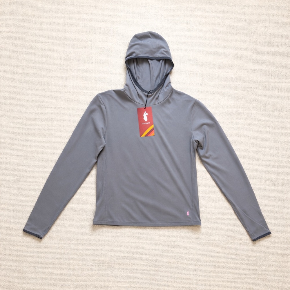 Cotopaxi Women's Pullover Hoodie Gray Long Sleeve with Logo Size S